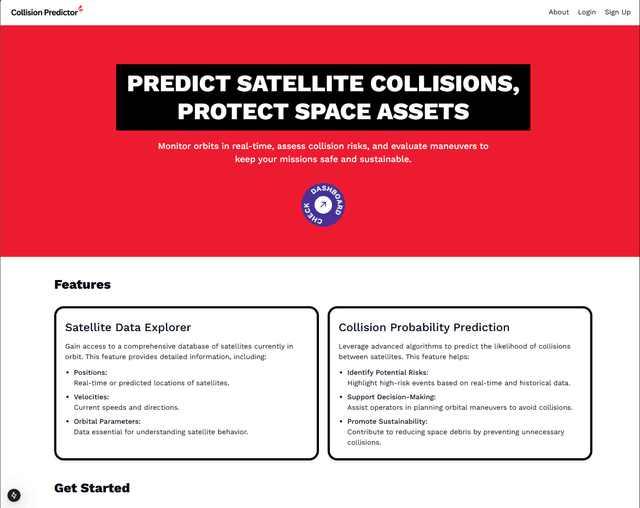 On-Orbit Collision Predictor